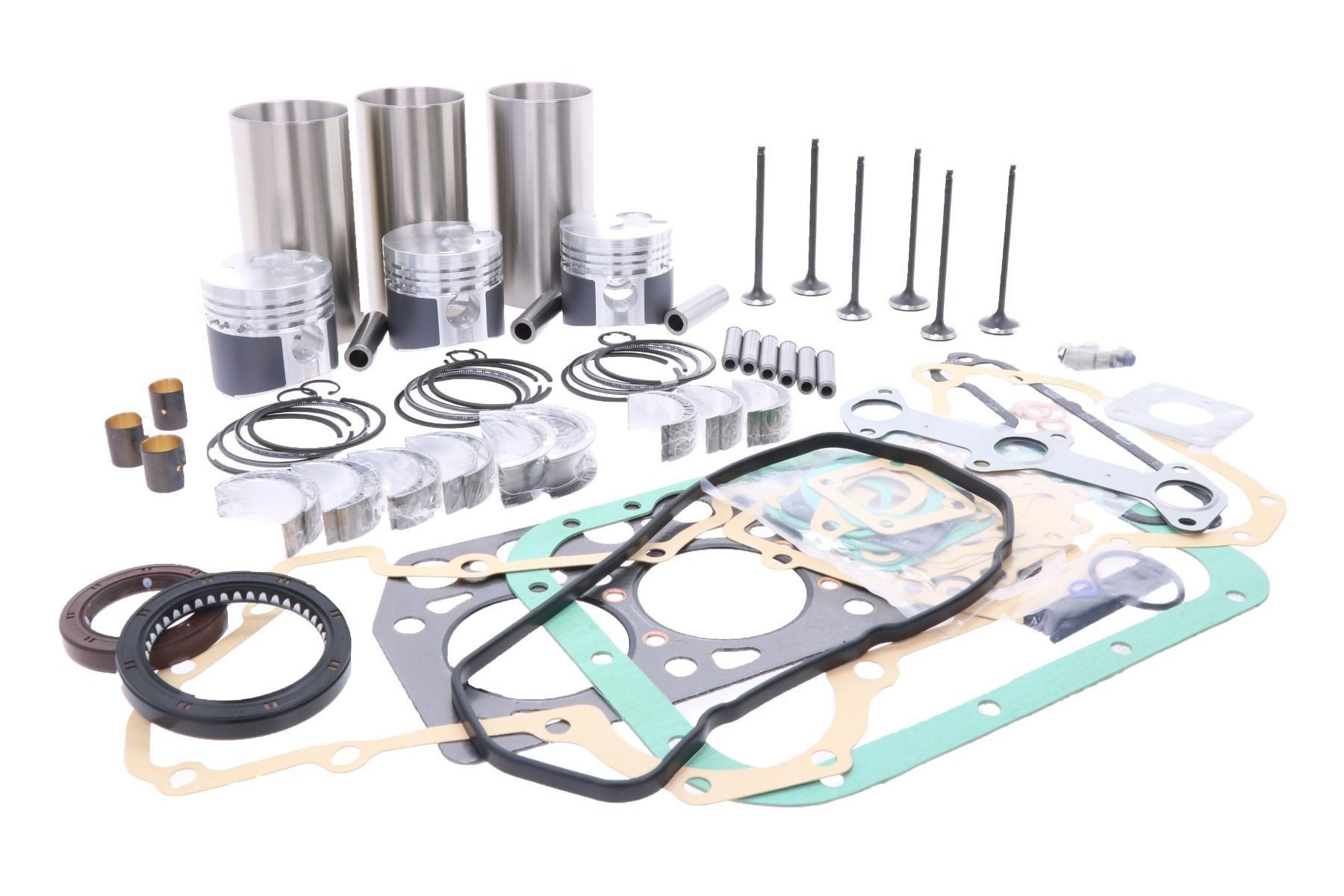 Engine Overhaul kit Mitsubishi K3F, MTE2000, MT20, Deutz-Fahr, Agrokid,  Same, Lamborghini, Westerbeke