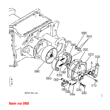 Set brake shoes Kubota B20, B1600, B2150, B8200, B9200